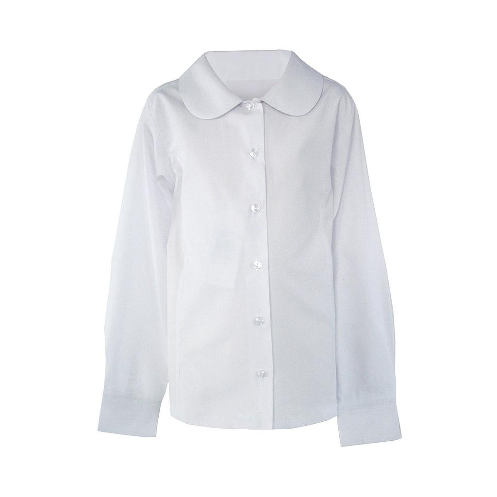 HAC Blouse L/S White K-4 (D)