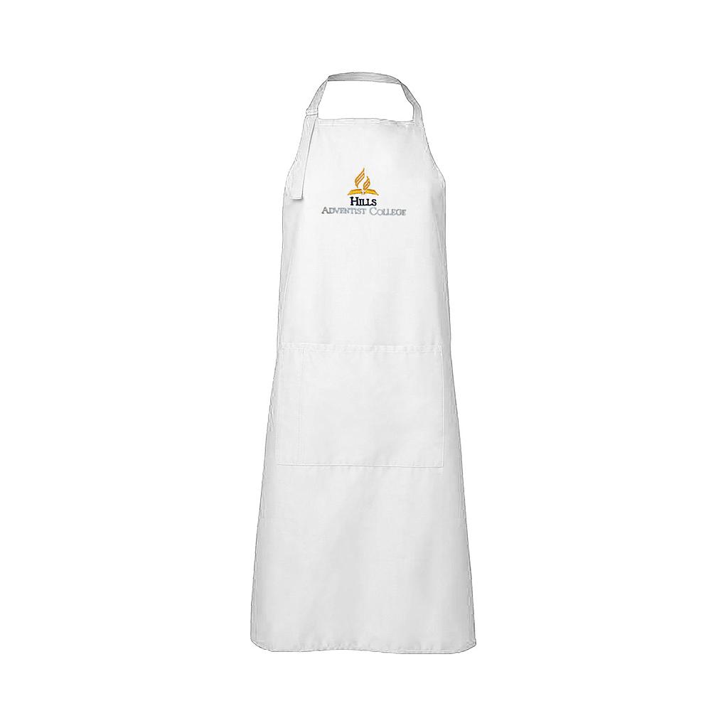 HAC Apron White Embroidered
