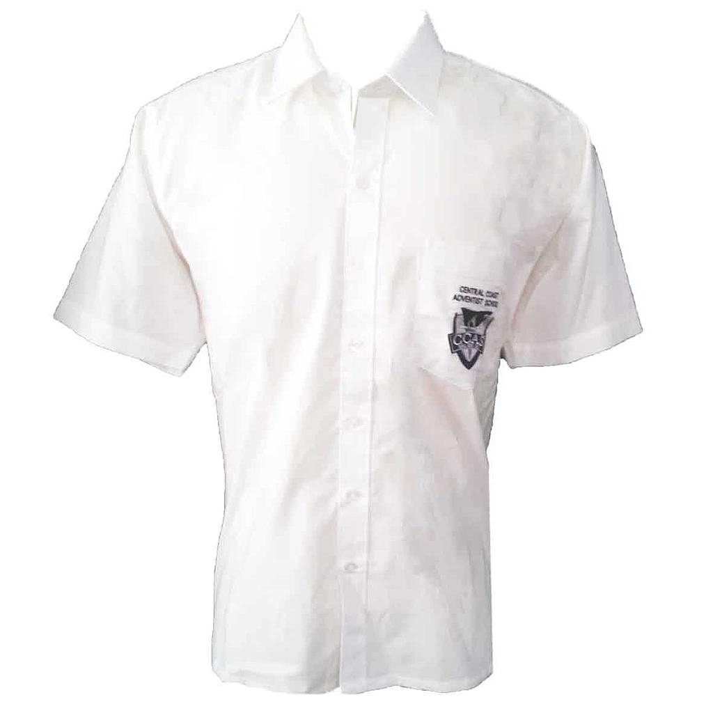 CCA Shirt S/S 2pc Collar White K-10