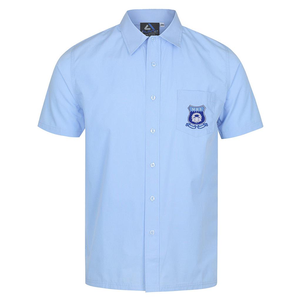 MWH Shirt Boys S/S F/C Blue 7-9