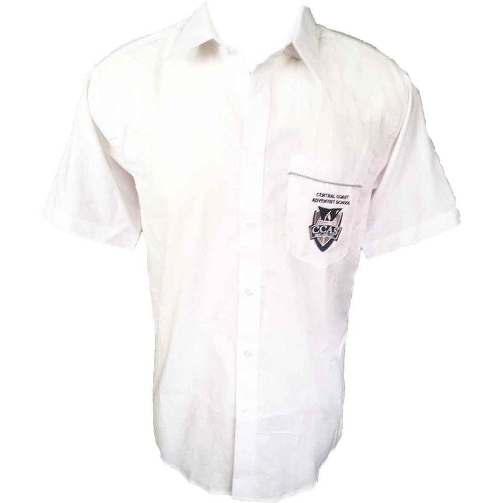 CCA Shirt S/S 2pc Co White 11-12