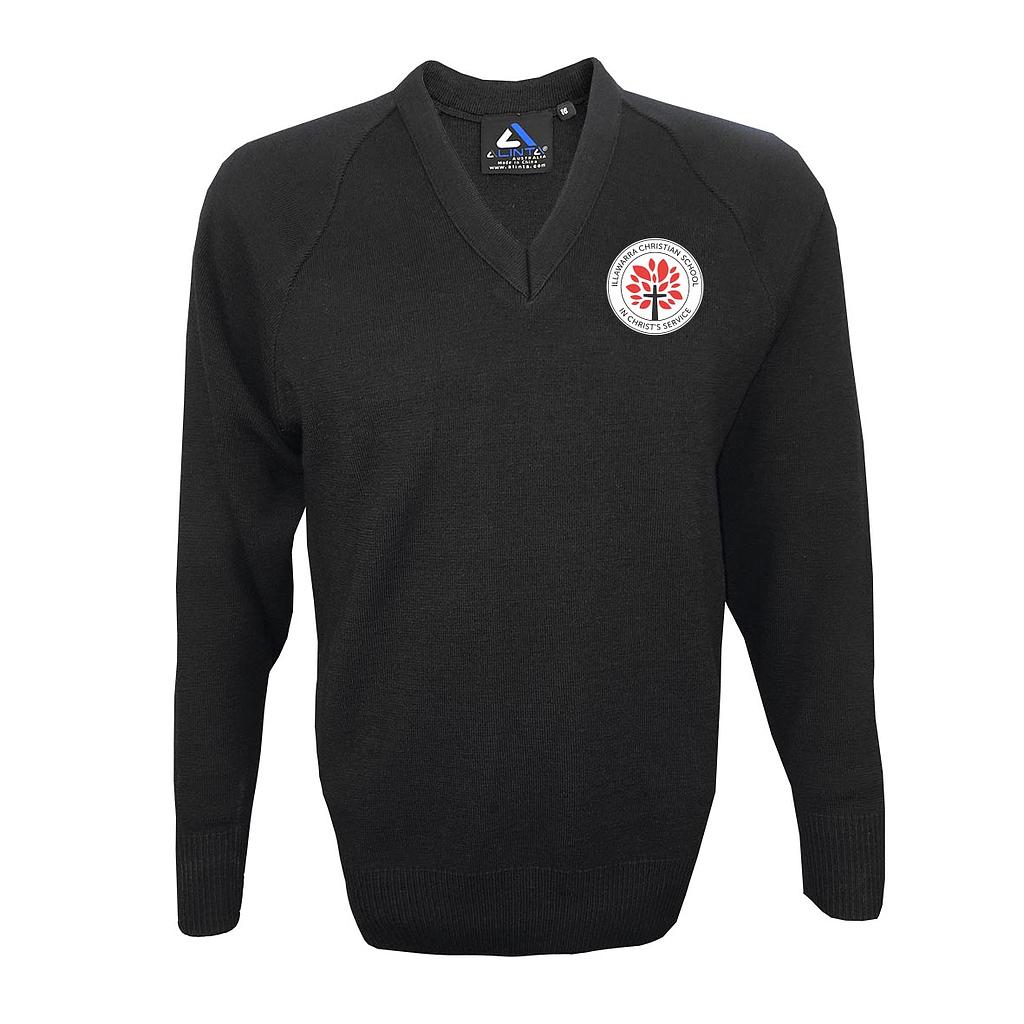 ICC Jumper Black Boys 7-12