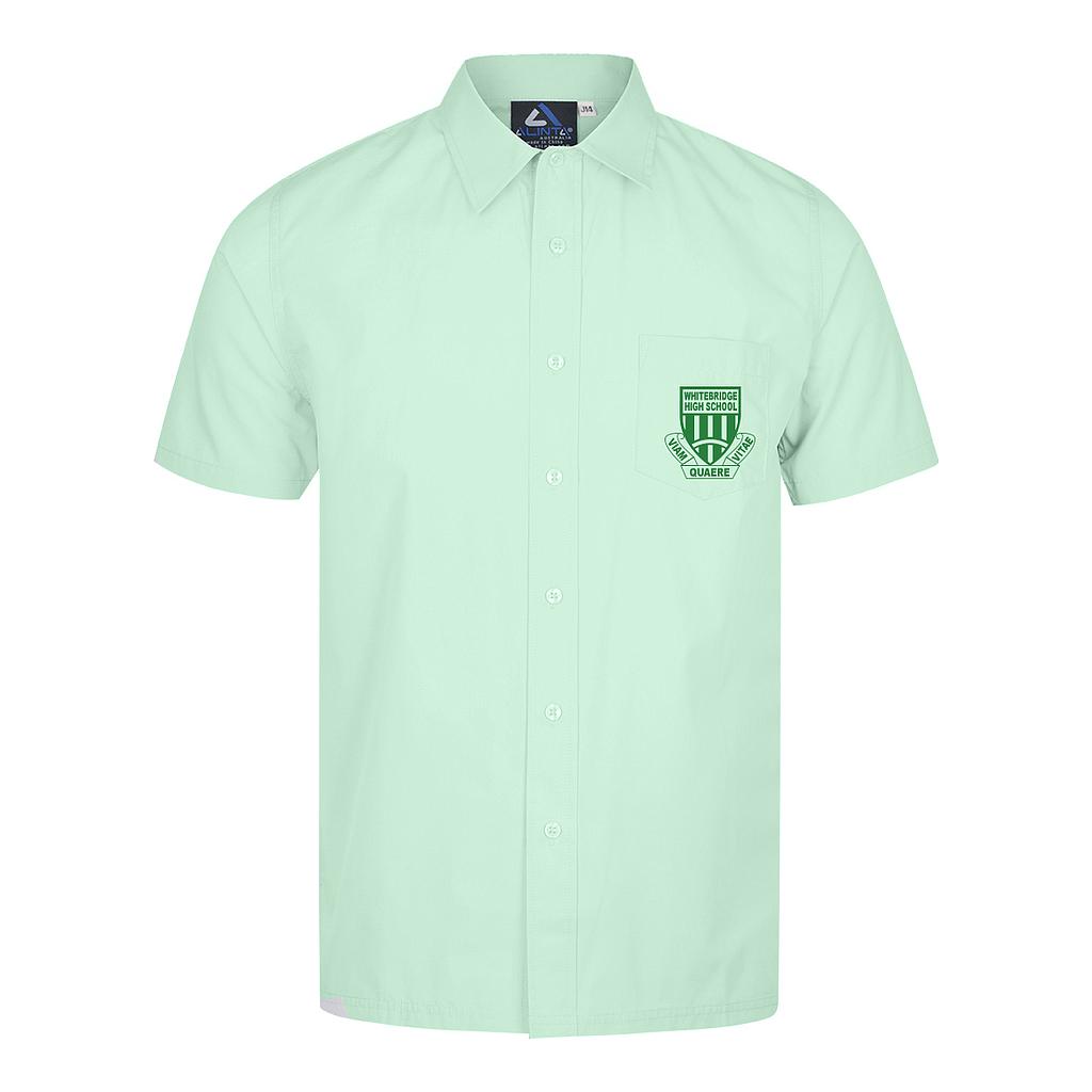 WBH Shirt S/S Green Boys PC 7-10