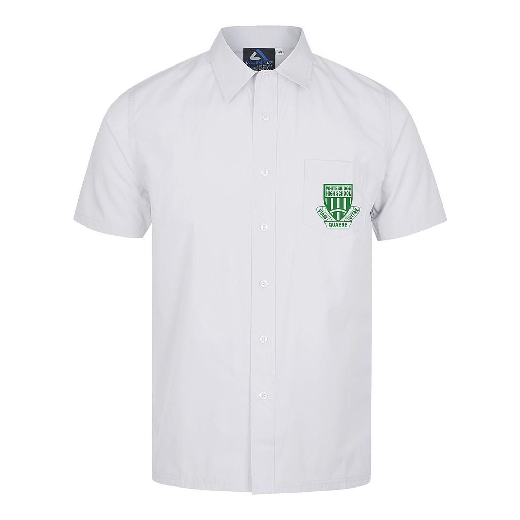 WBH Shirt S/S White Boys PC 11-12
