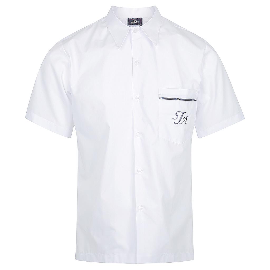 SJA Shirt S/S PC White 10-12 (O)