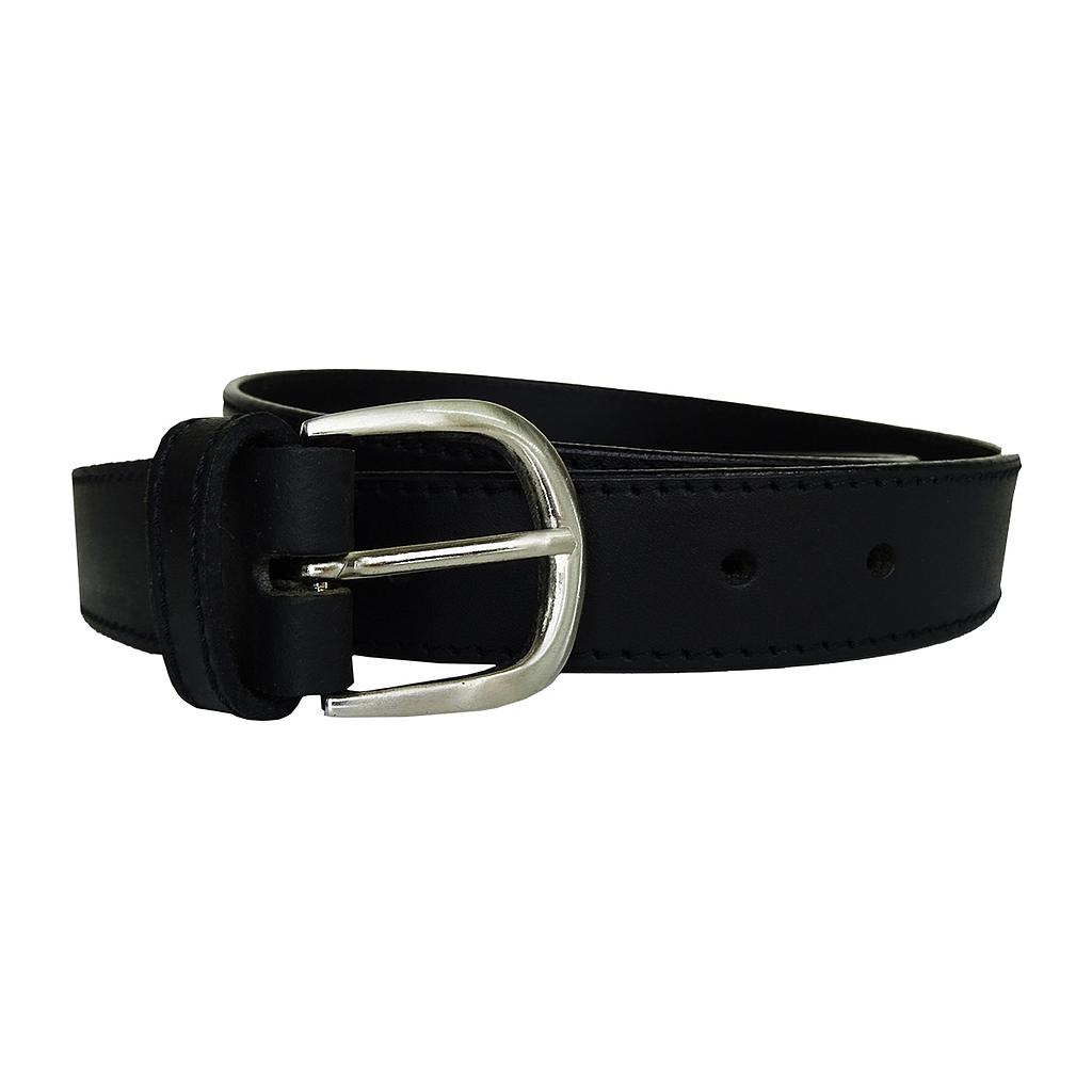 SJA Belt Leather Black 7-12