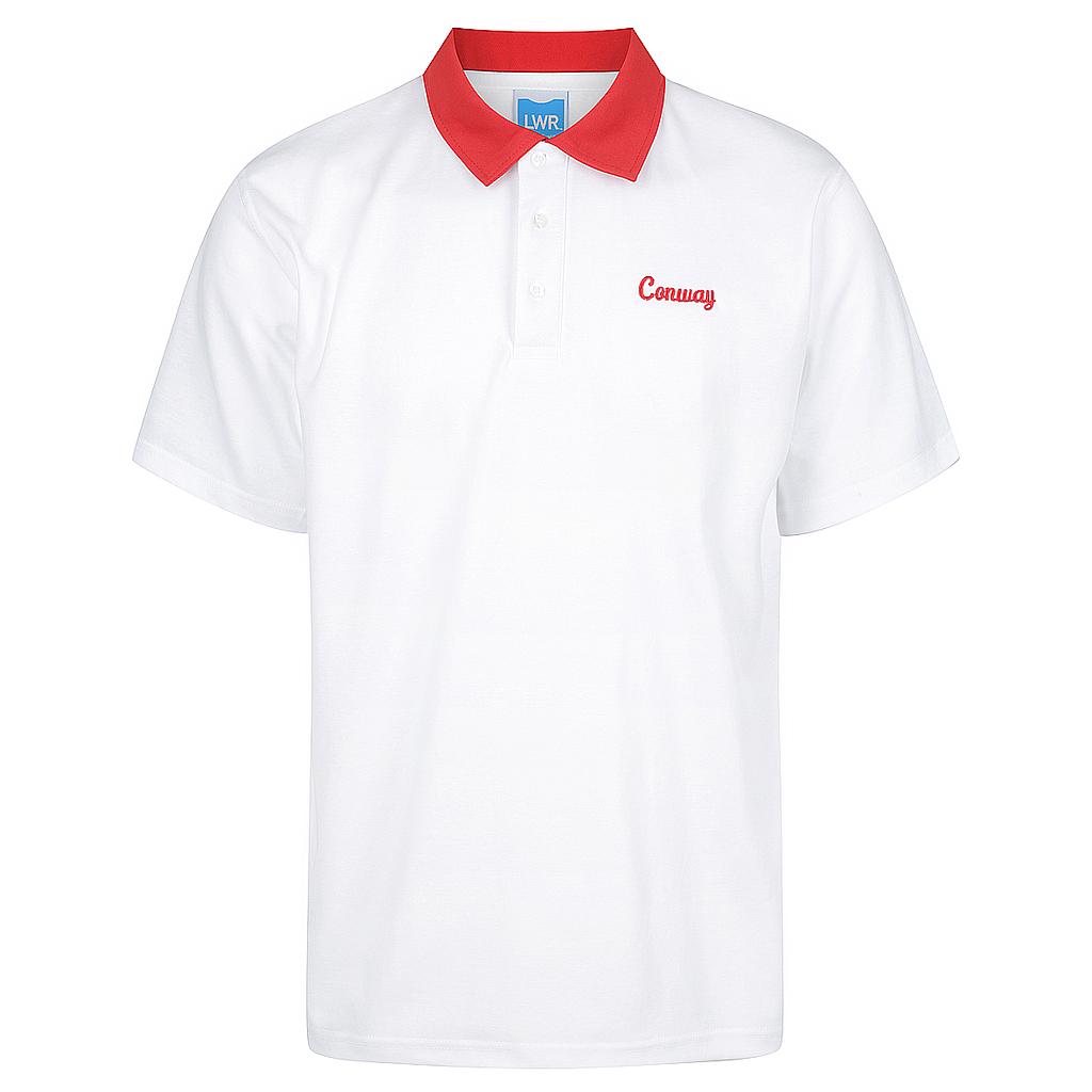 CMC Polo House Conway White/Red 4-12