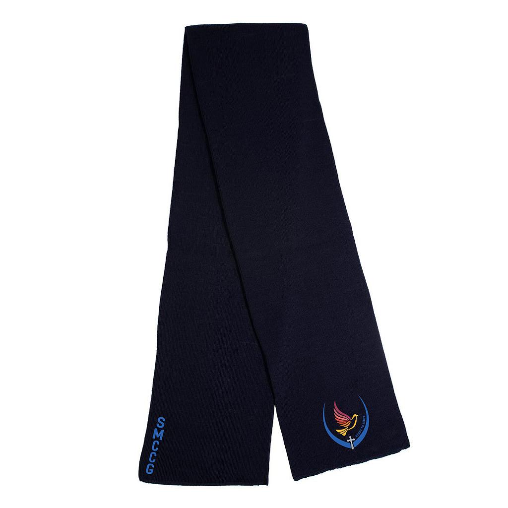SMG Scarf Navy + Emb A 7-12