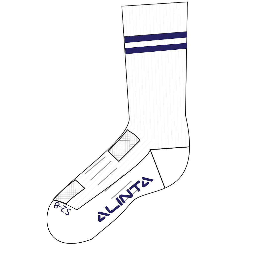 SJA Sock Crew Girls White 7-12