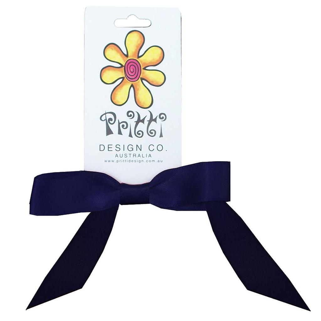 WCC Pony Bow Navy K-12