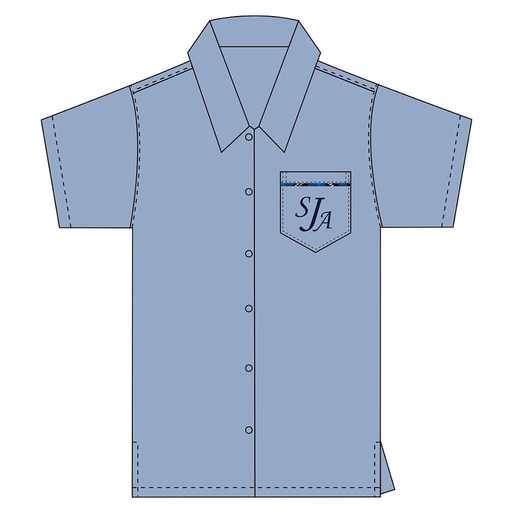 SJA Shirt S/S Chambray 7-9 (D)