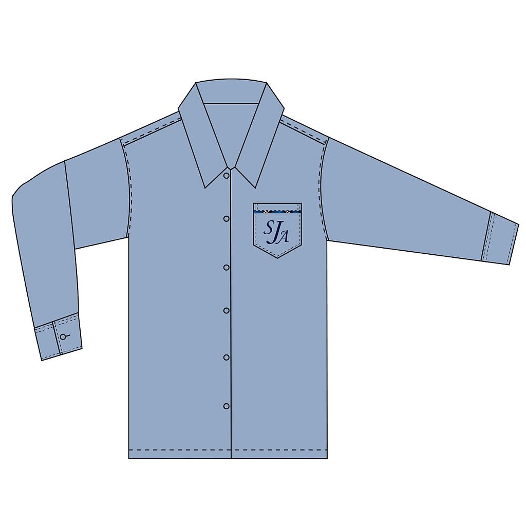 SJA Shirt L/S Chambray 7-9 (D)