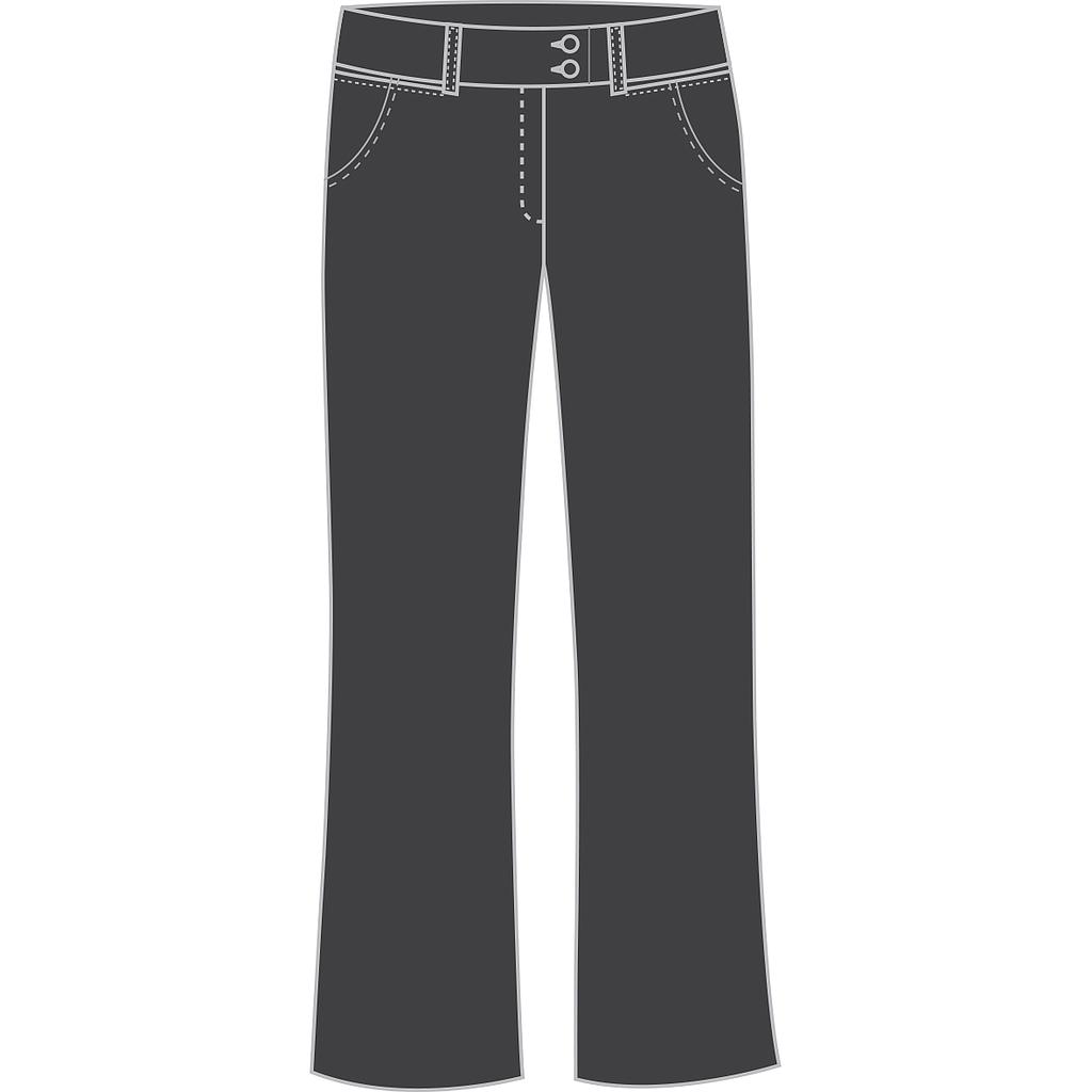 STB Pants Girl Charcoal K-6