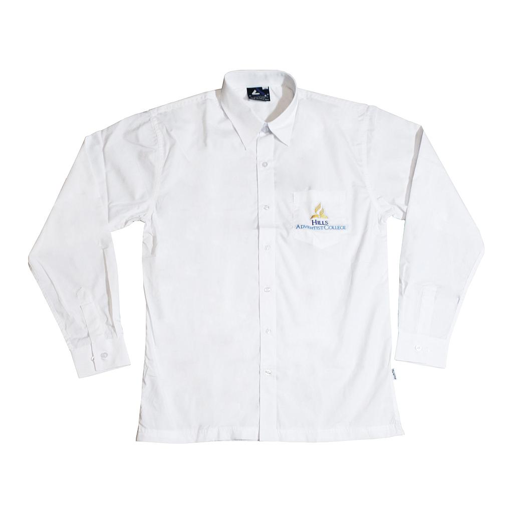 HAC Shirt L/S White K-12 (D)