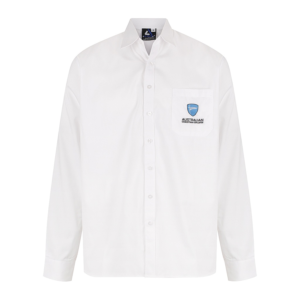 ACC Shirt L/S White 7-12