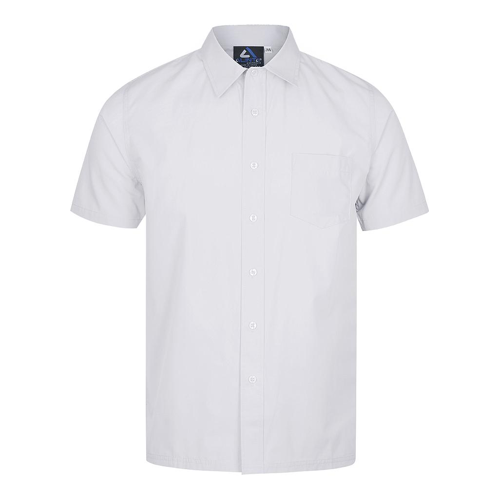 AWH Shirt S/S Flat Collar White