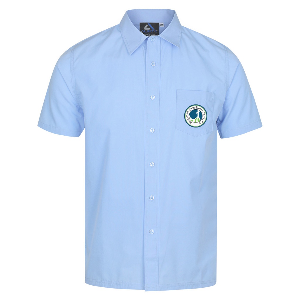 BCC Shirt S/S 2pc Blue K-10