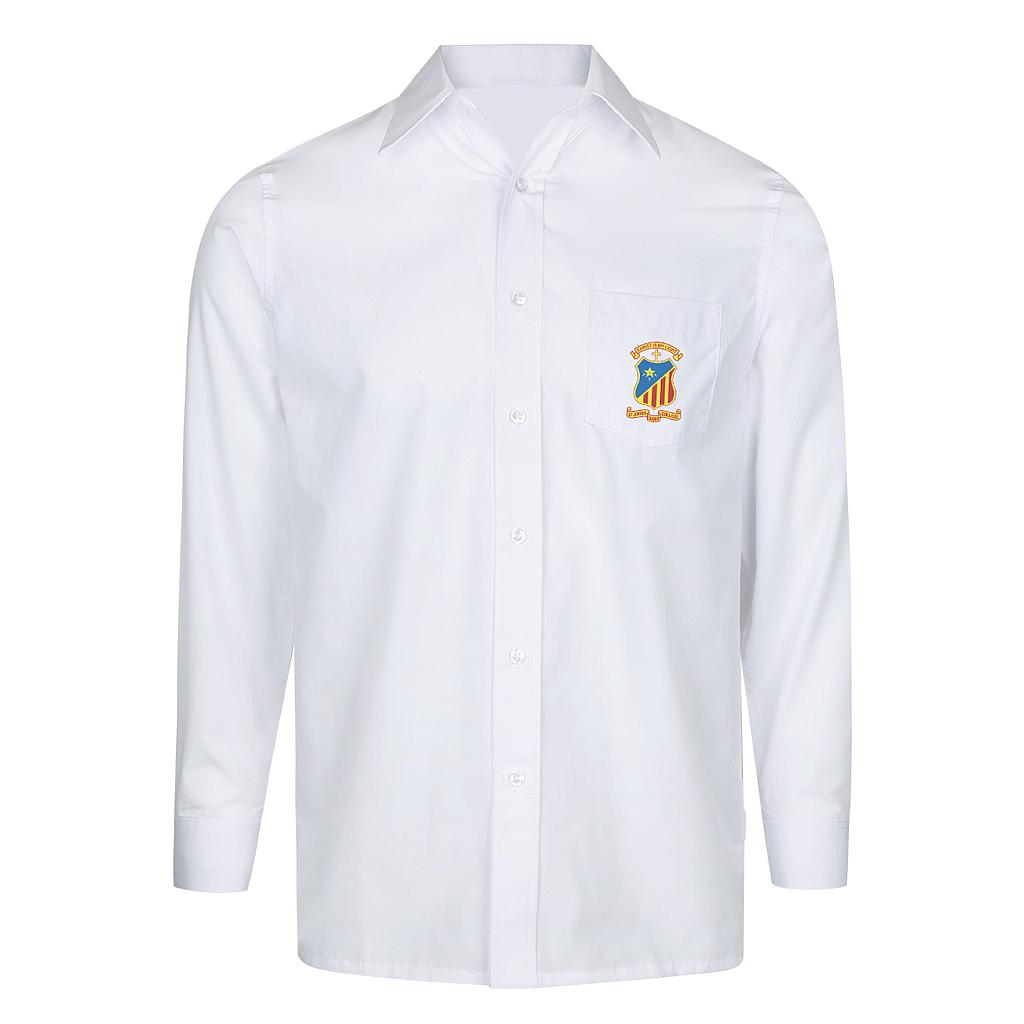 SJC Shirt L/S White 11-12 (O)