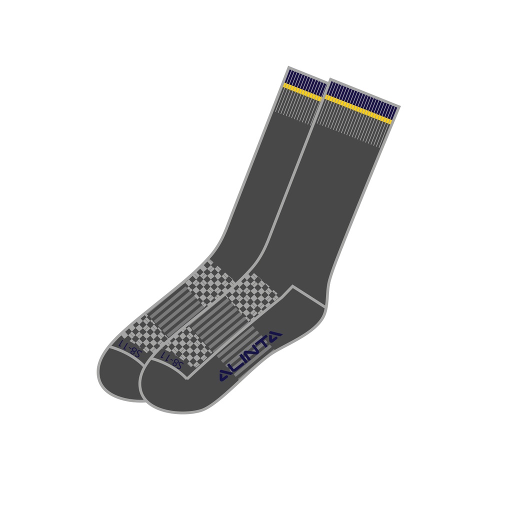 SFX Sock Crew Boys Dk Grey 7-12