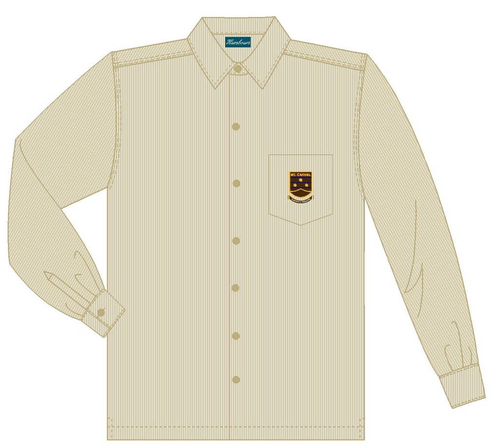 MTC Shirt L/S Dark Beige 7-12 (O) (D)