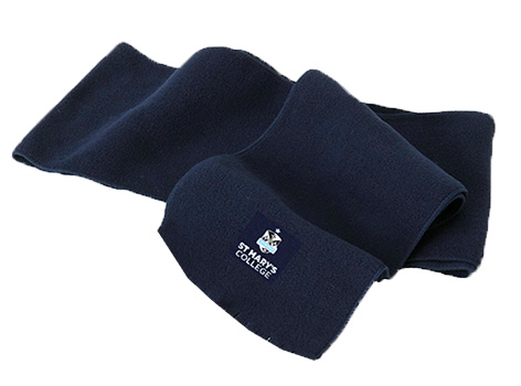 SMA Scarf Navy Embroid R-12