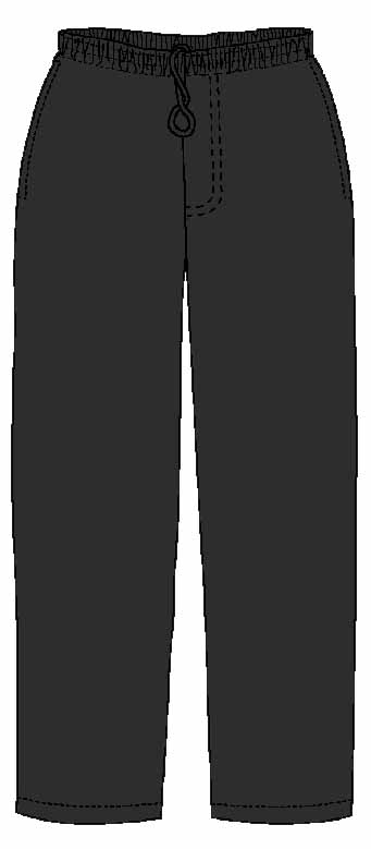 WHA Trousers Relaxed Charcoal (D)