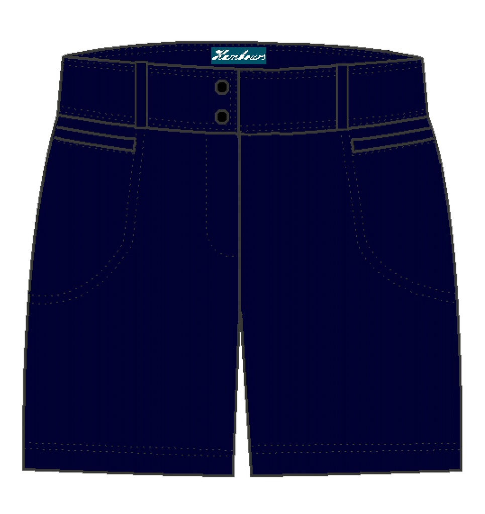 WHA Shorts Fitted Navy (D)