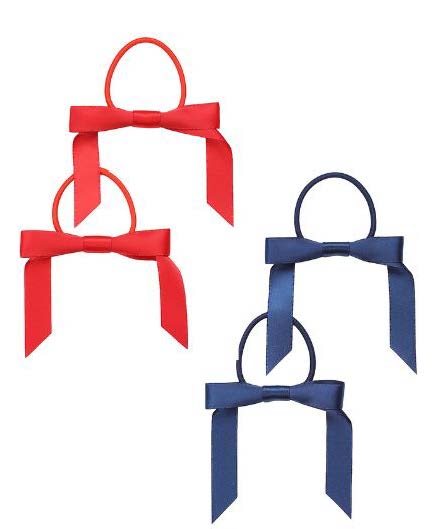 TVC Pigtail Bows Satin 2pk R-12 (O) (D)