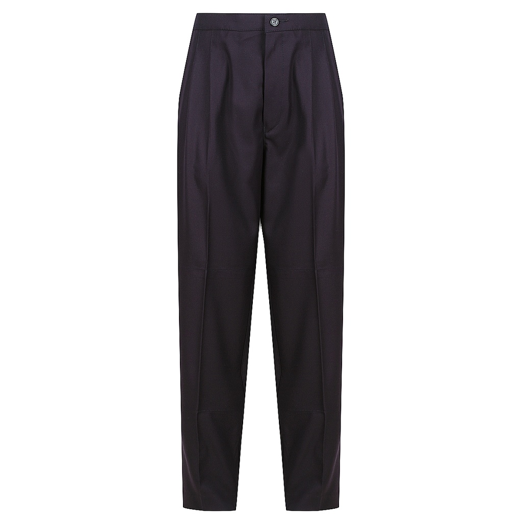TVC Trousers Fitted 1/2 Size Navy PV Boys 7-12 (O) (D)