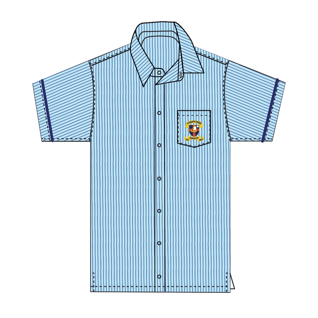 SFX Shirt S/S Blue 7-10