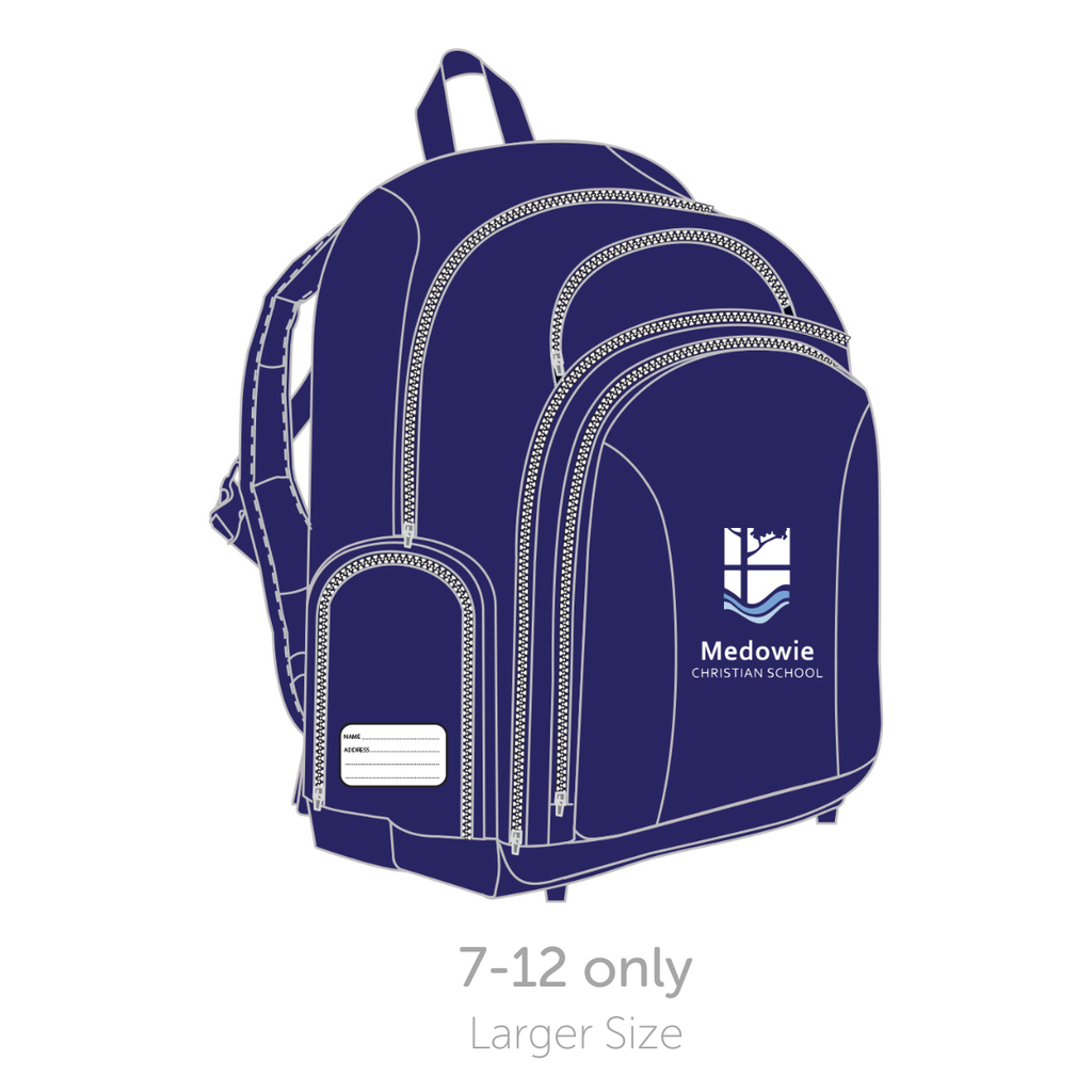 MCS Backpack Navy 7-12