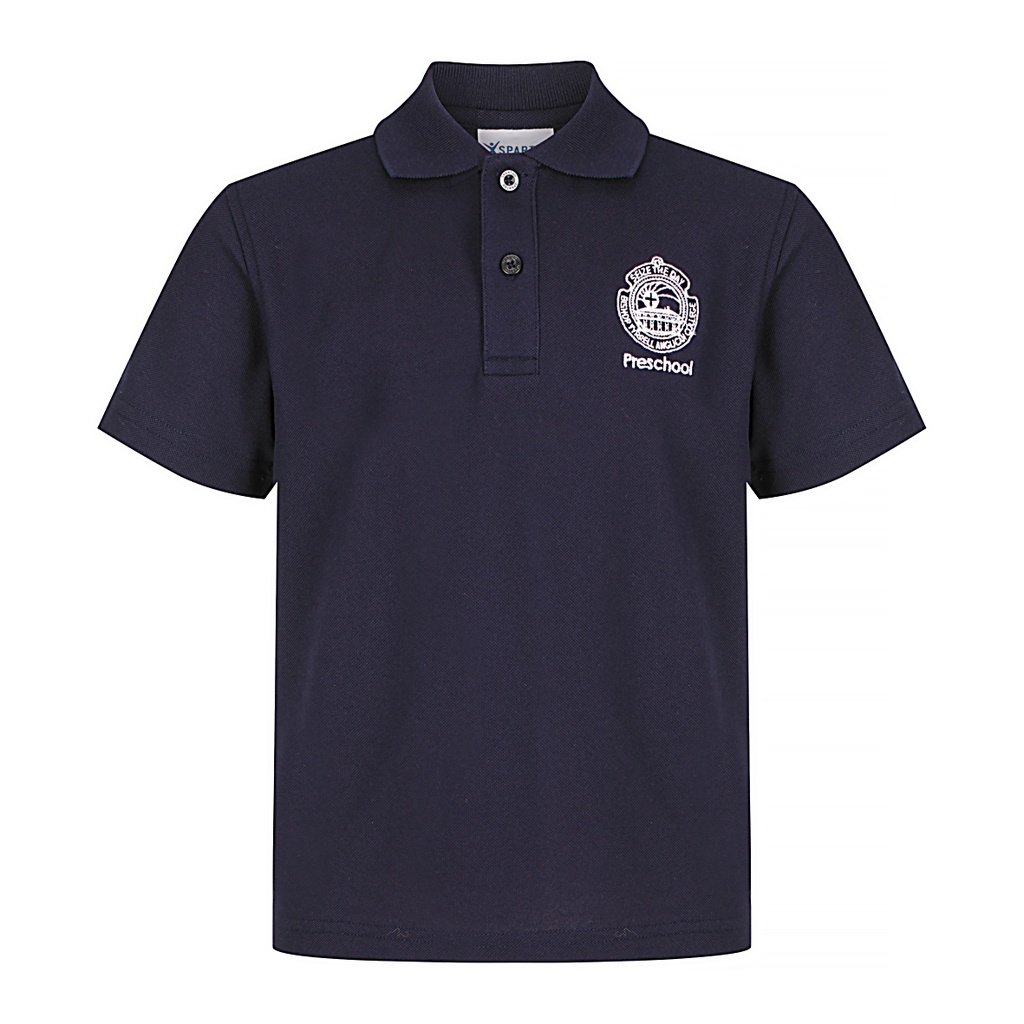 BTC Polo S/S Navy Preschool (O) (D)