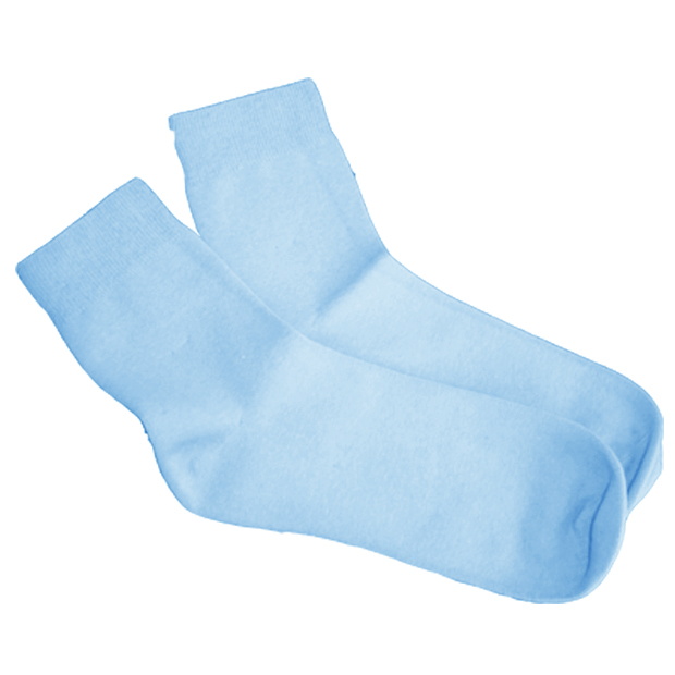 SFX Sock Girls Crew S/Blue 7-12