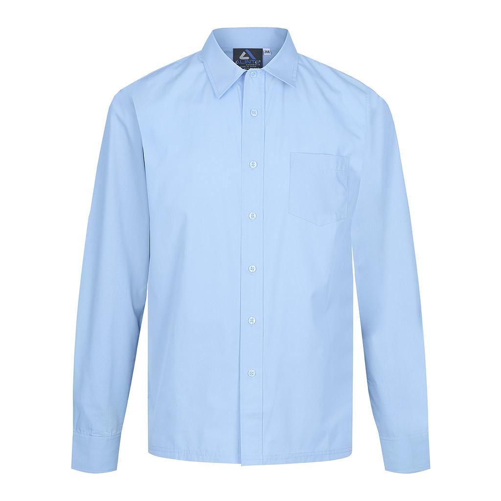 AWH Shirt L/S 2pc Collar GILSB Blue (D)