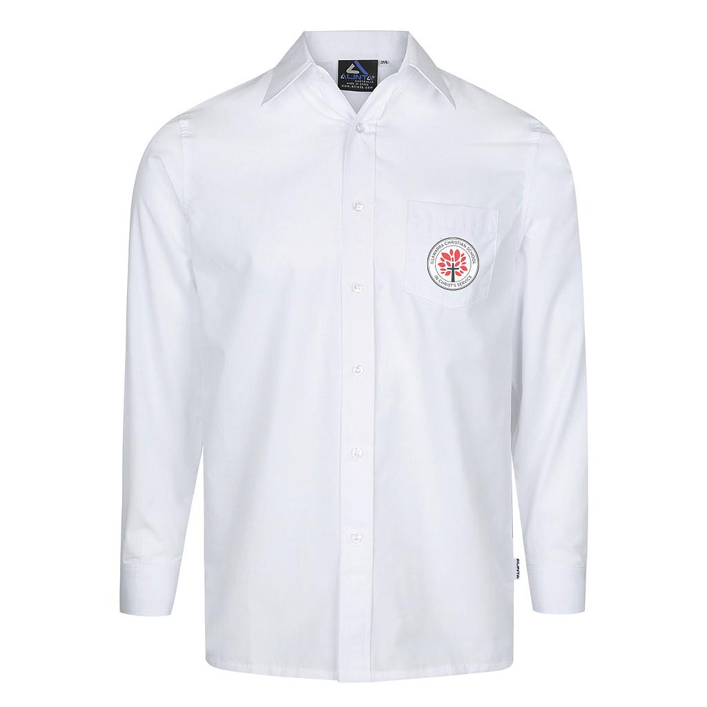 ICC Shirt L/S White K-12