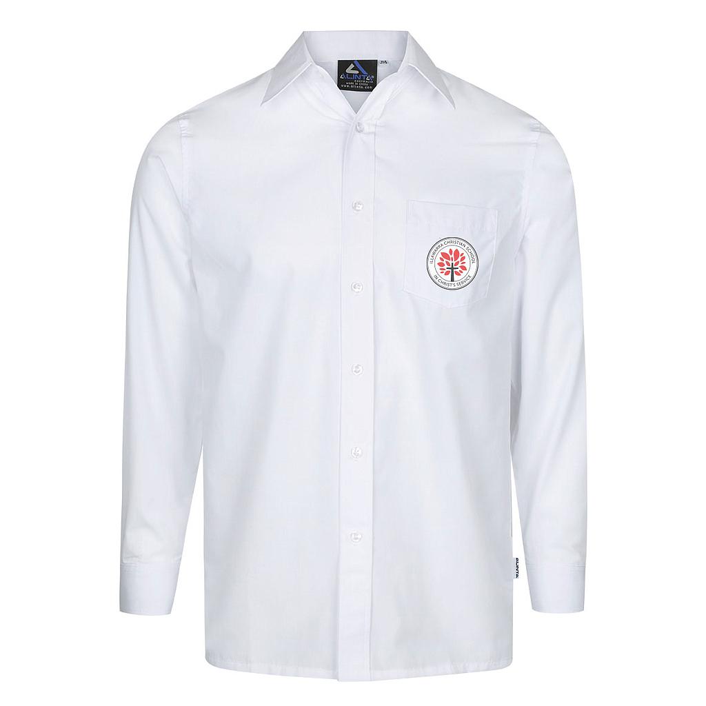 ICC Shirt Unisex L/S White K-12