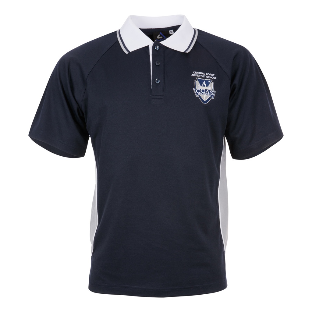 CCA Polo Sport Ink Navy/White 7-12