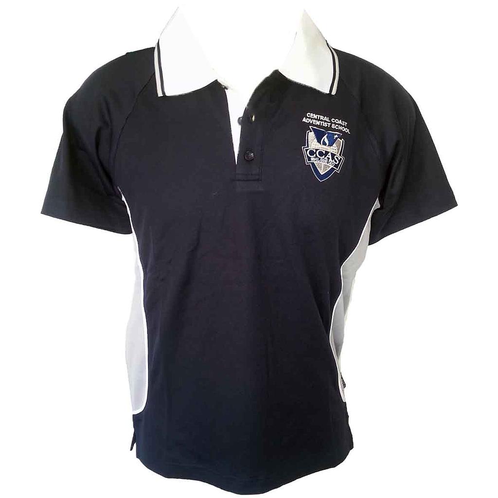 CCA Polo Sports Ink Navy/White 7-12