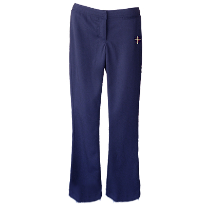 CCC Pants Girls F/F Ox Navy 5-12 (D)