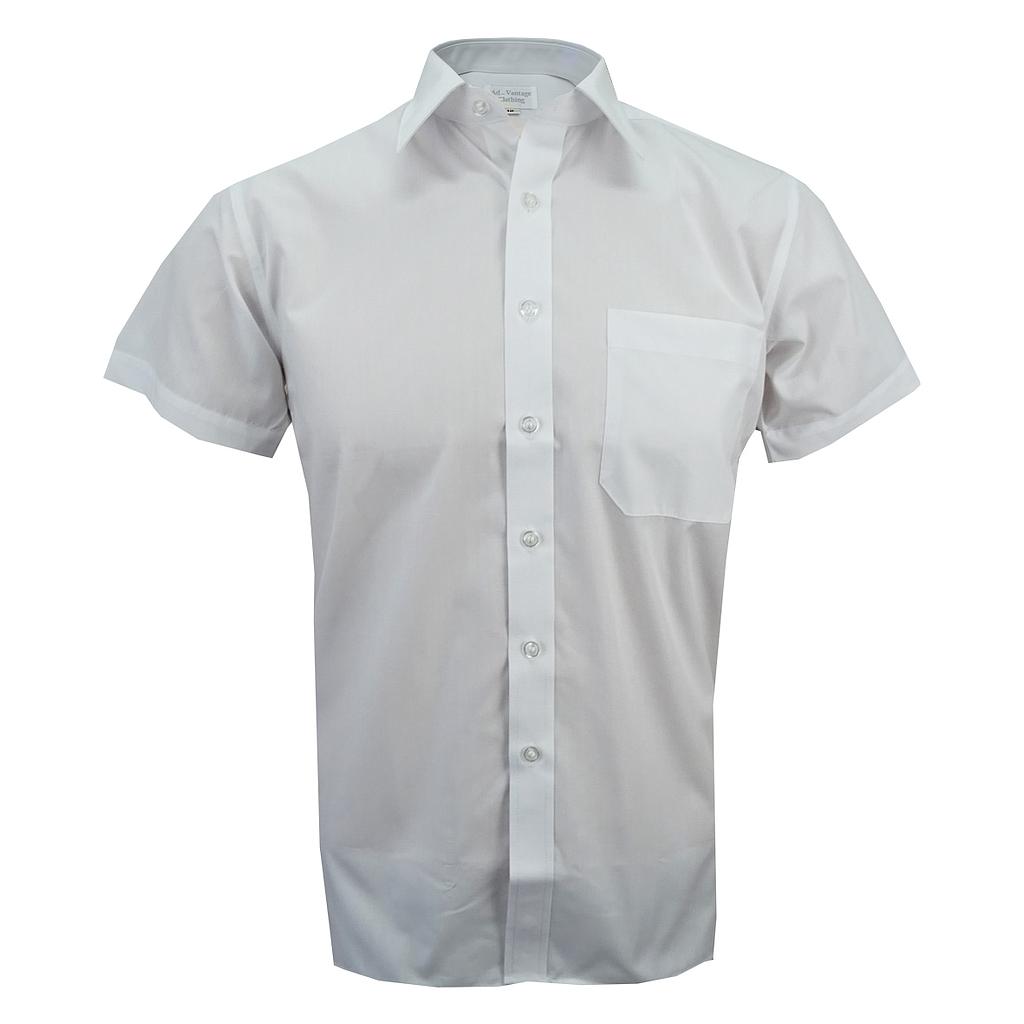 GPC Shirt S/S White 2pc 7-12 M (O)