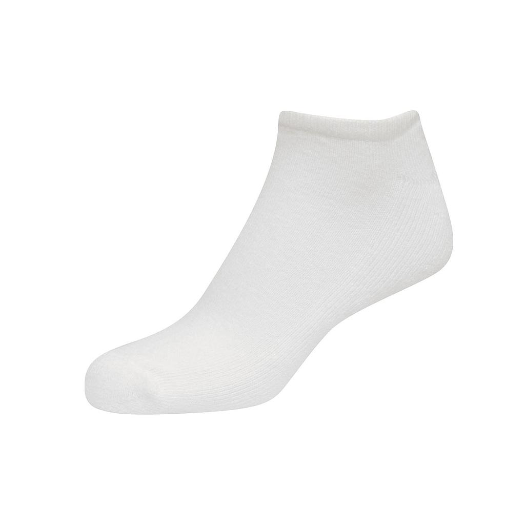 WCC Sock Low Cut White 3pk (D)