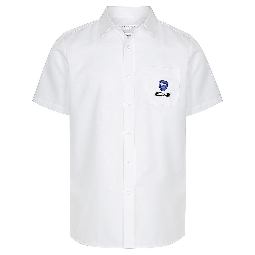 ACC Shirt S/S White Boys 7-12 (O)