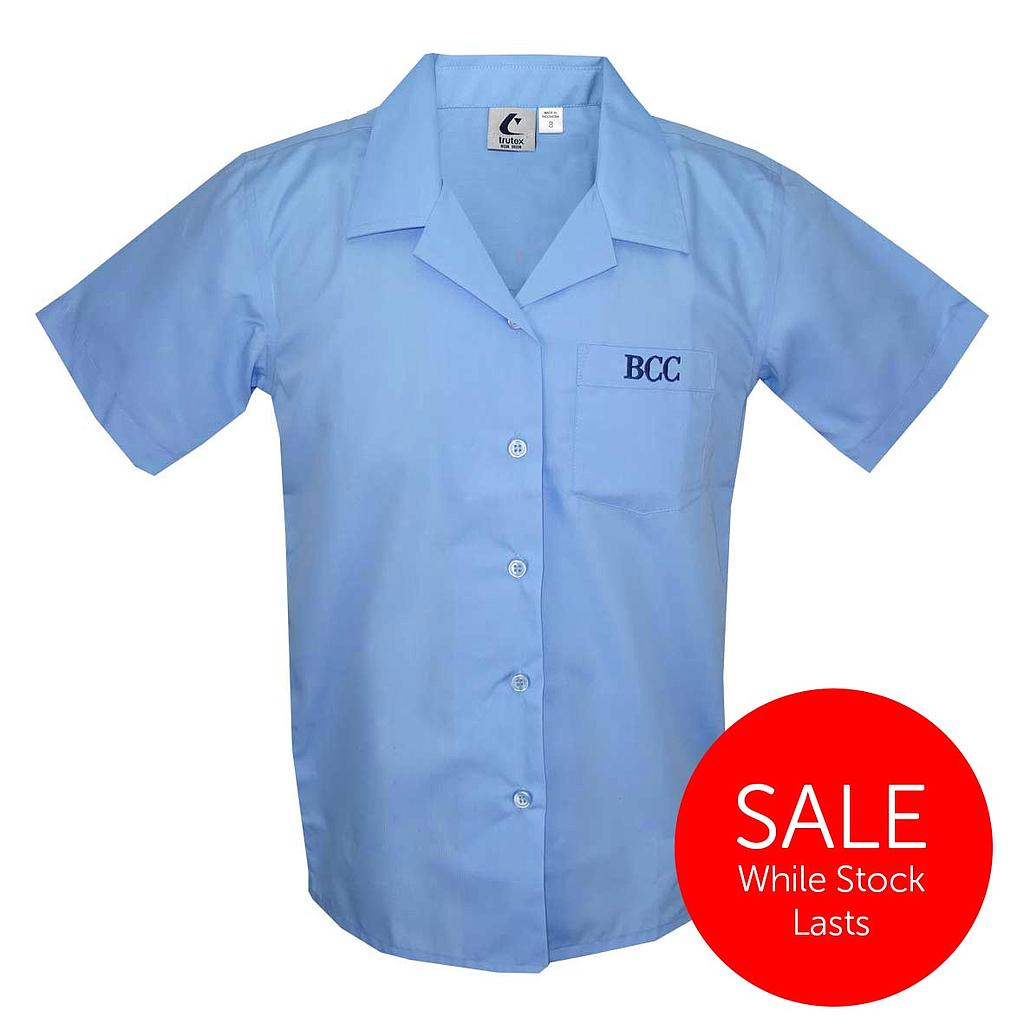 BCC Shirt S/S K-10 Blue Midford (O) 