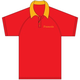 CMC Polo House Francois Red/Gold 4-12